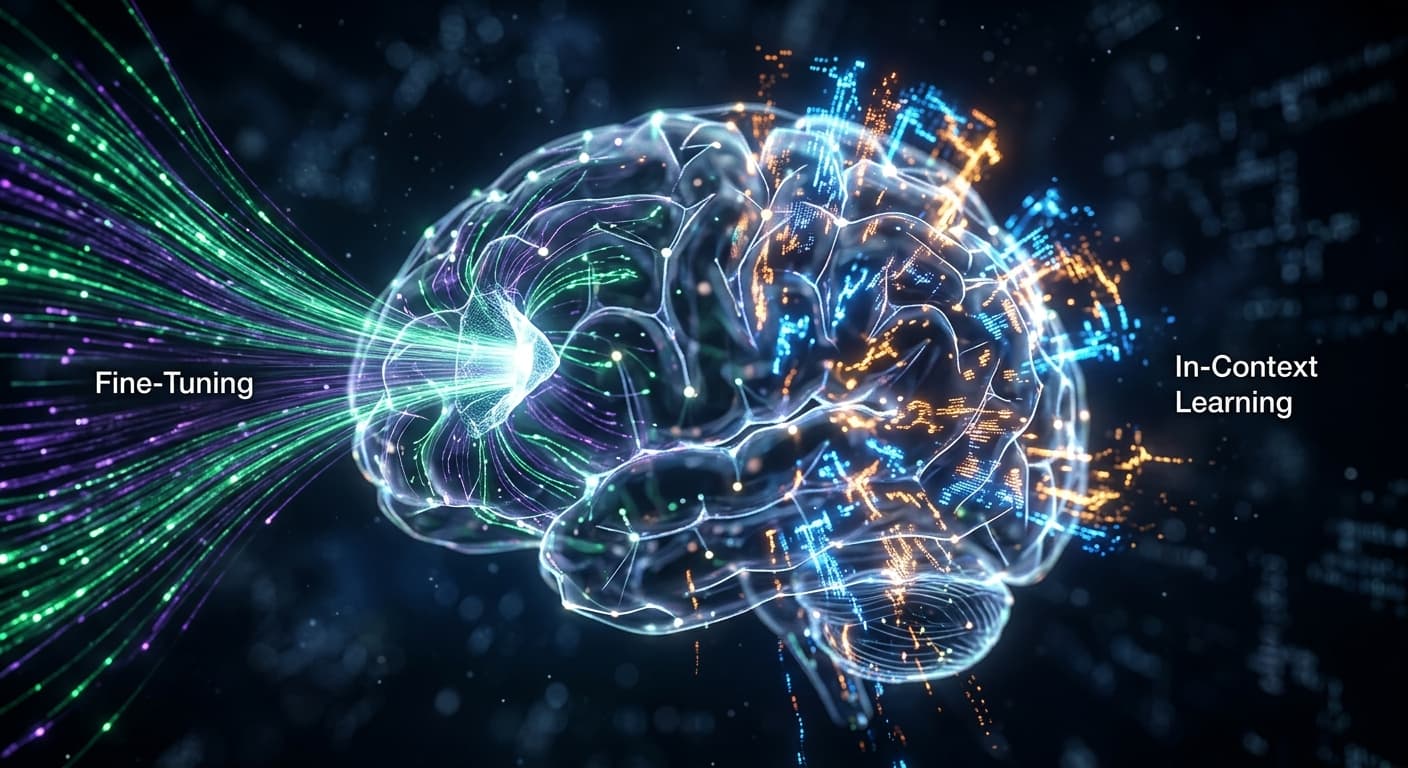 التخصيص الدقيق مقابل التعلم في السياق: متى تستخدم كل منهما